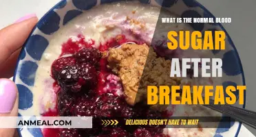 Understanding Normal Blood Sugar Levels After Breakfast: A Healthy Guide