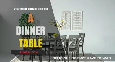 Ideal Dinner Table Height: Finding the Perfect Fit for Comfort
