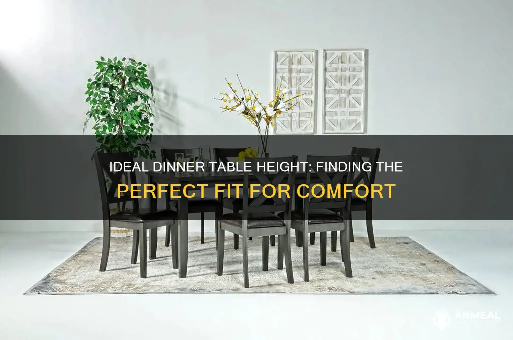 what is the normal high for a dinner table