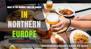 Dinner Time in Northern Europe: Cultural Norms and Typical Hours
