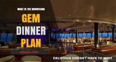 Norwegian Gem Dinner Plan: A Guide to Cruise Dining Excellence
