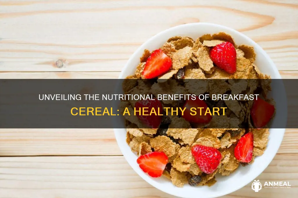 what is the nutritional value of breakfast cereal