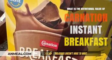 Carnation Instant Breakfast: Unlocking Nutritional Value and Health Benefits