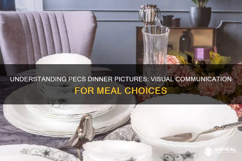 what is the pecs picture for dinner
