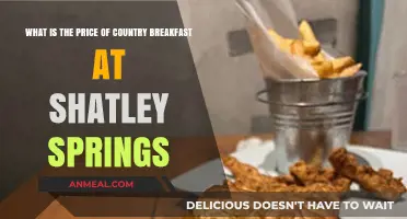 Country Breakfast at Shatley Springs: Cost and Menu Highlights