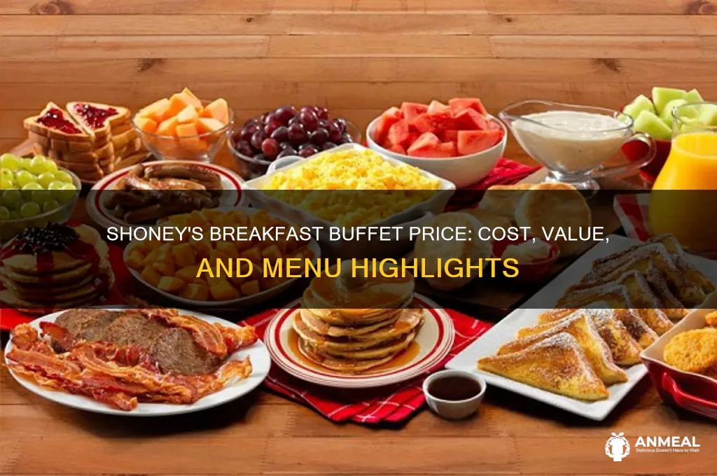 what is the price of shoney