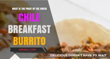 Green Chile Breakfast Burrito Price: A Spicy Morning Treat Cost