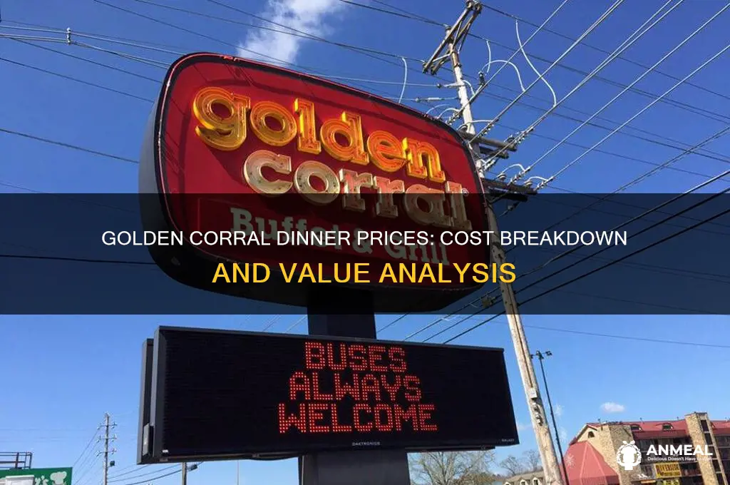 what is the prices at golden coral for dinner