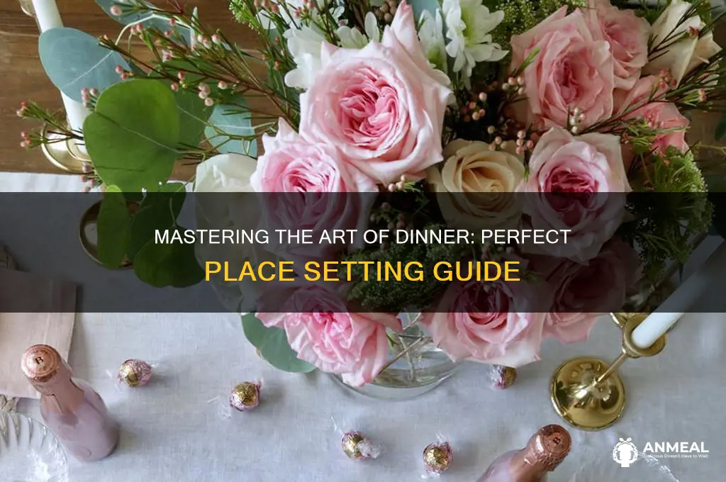 what is the proper place setting for dinner