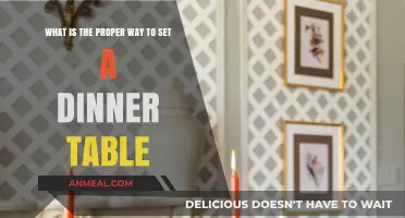 Mastering Table Setting Etiquette: A Guide to Elegant Dinner Table Arrangements