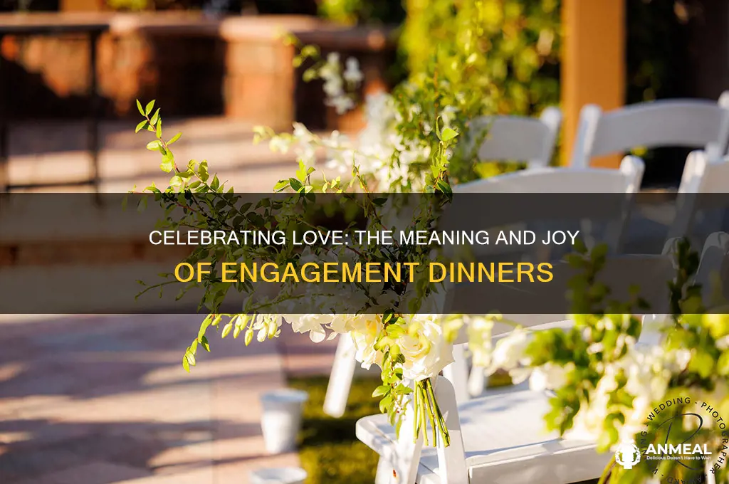 what is the purpose of a wedding engagement dinner