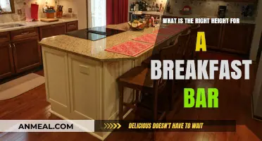 Choosing the Perfect Breakfast Bar Height for Comfort and Style