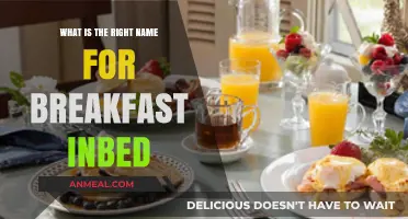 Breakfast in Bed: Finding the Perfect Name for This Cozy Morning Ritual