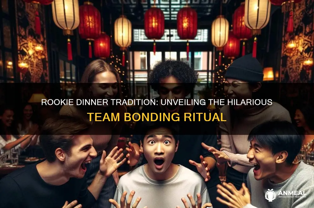 what is the rookie dinner tradition