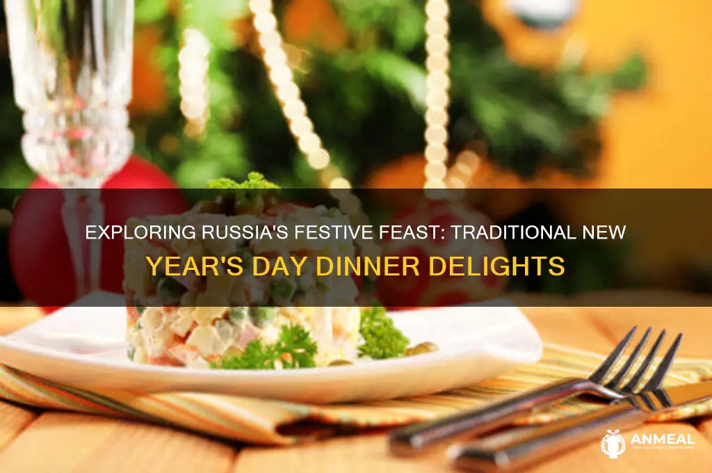 what is the russian traditional new years day dinner