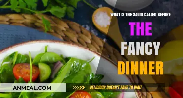The Pre-Dinner Salad: Unveiling the Appetizer's Fancy Name