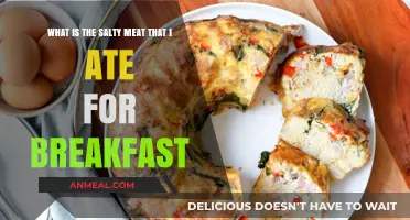 Unraveling the Mystery of the Salty Breakfast Meat I Enjoyed