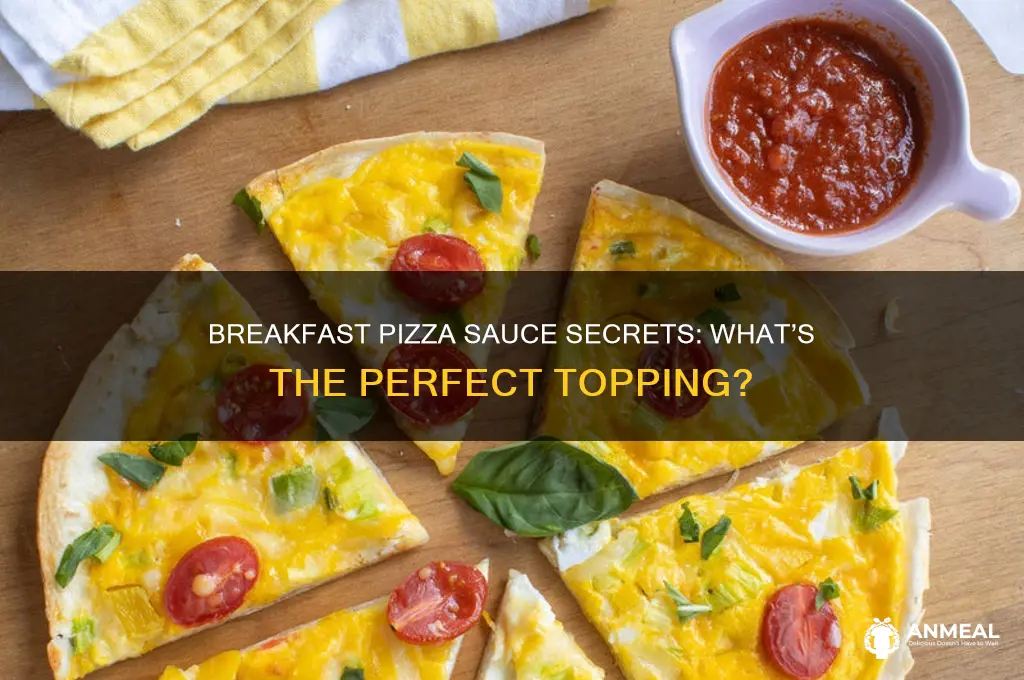 what is the sauce on a breakfast pizza