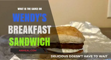 Wendy's Breakfast Sandwich Sauce: Unveiling the Secret Ingredient