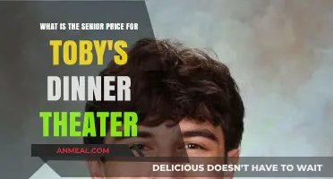 Toby's Dinner Theater: Senior Pricing Guide for Budget-Friendly Fun