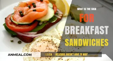 Discover the Tasty Sign for Breakfast Sandwiches: A Morning Delight