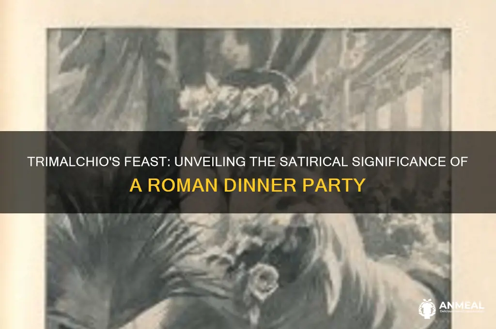 what is the significance of trimalchio and his dinner party