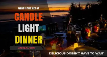 Romantic Candlelight Dinner: Understanding the Perfect Table Size