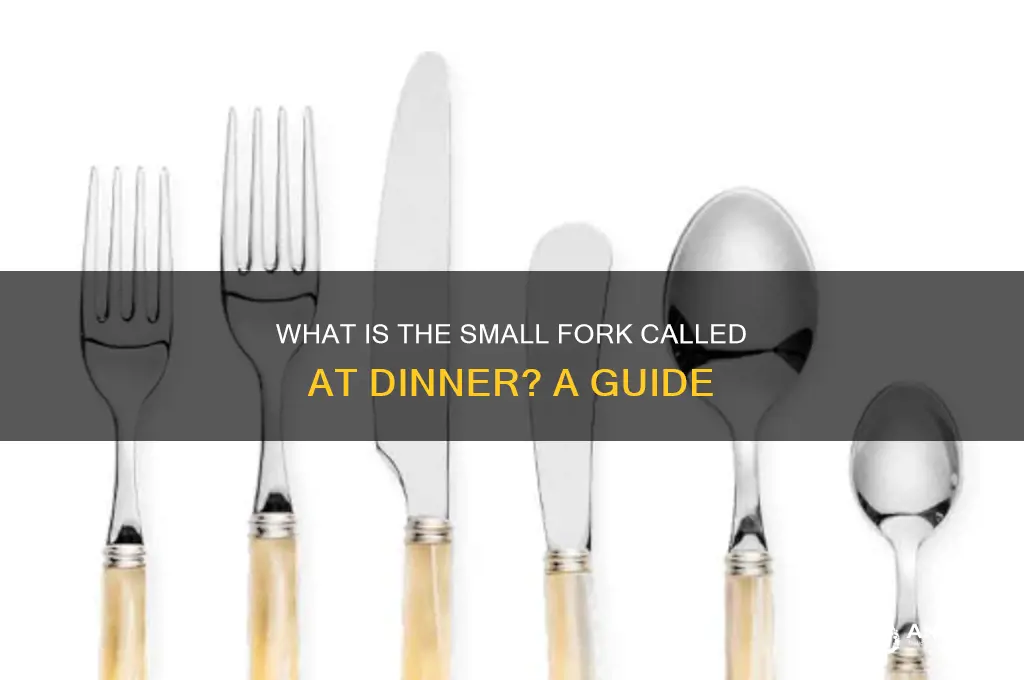 what is the small fork called dinner
