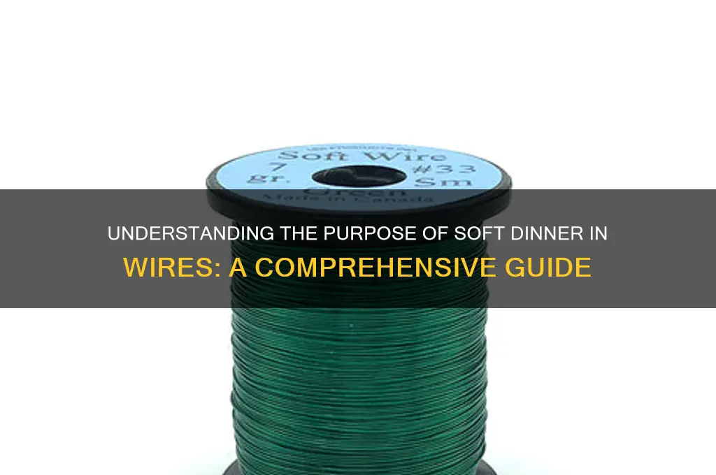what is the soft dinner in wires for