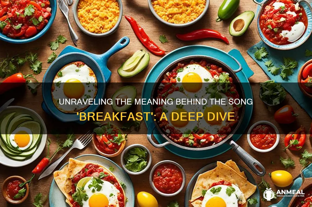 what is the song breakfast about