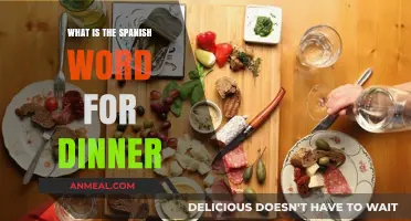 Discovering the Spanish Word for Dinner: A Quick Language Guide