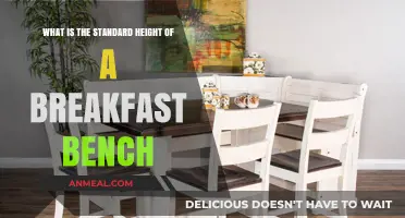Ideal Breakfast Bench Height: A Guide to Comfortable Dining Design