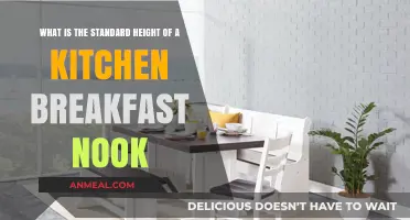 Ideal Kitchen Breakfast Nook Height: A Guide for Comfortable Dining