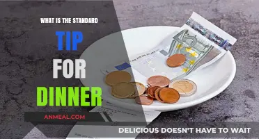 Standard Dinner Tipping Guide: How Much to Tip for a Meal