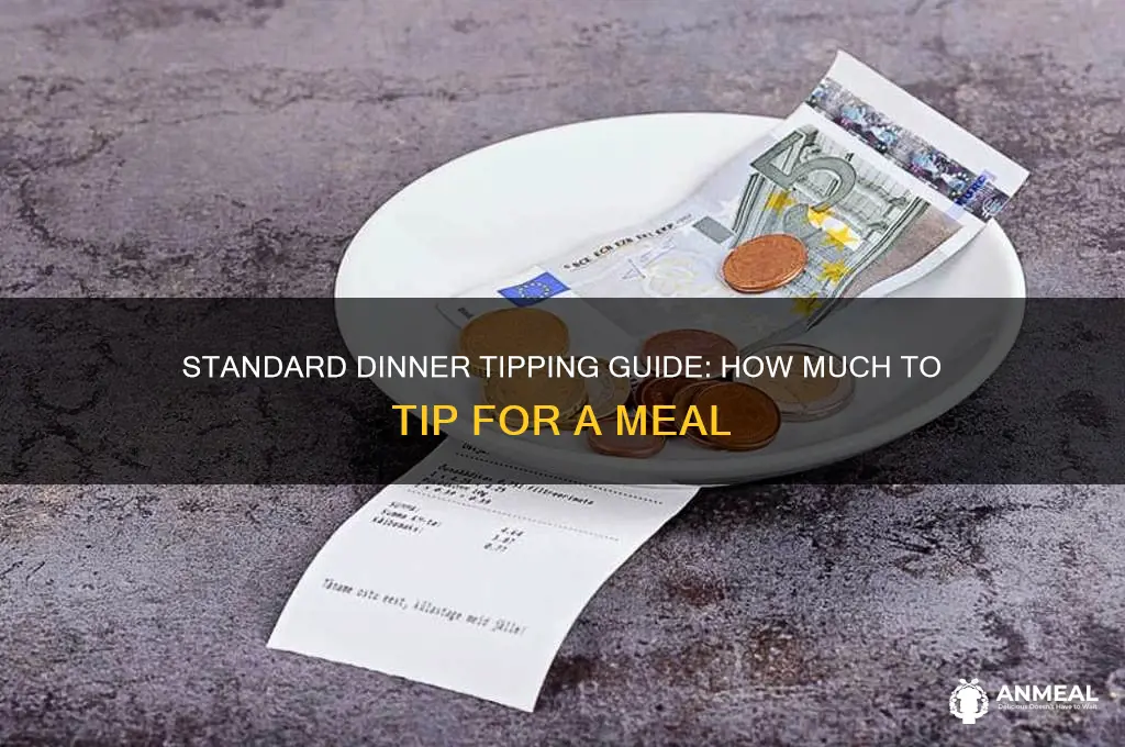 what is the standard tip for dinner