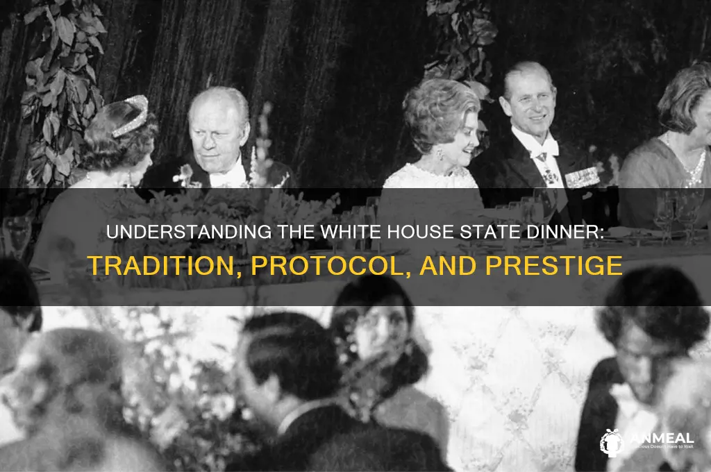 what is the state dinner at the white house