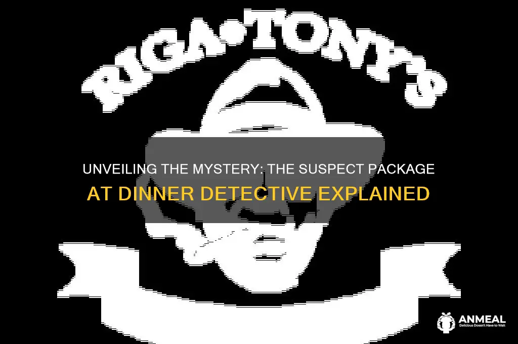 what is the suspect package at dinner detective