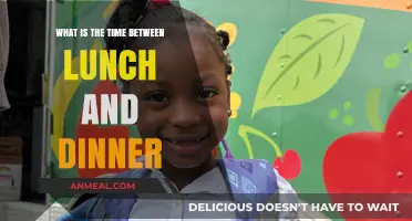 Afternoon Gap: Understanding the Time Between Lunch and Dinner
