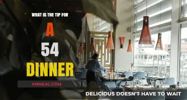 Dining Etiquette: Calculating the Perfect Tip for a $54 Meal
