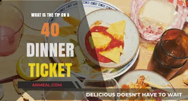 Calculating the Perfect Tip: A Guide to Your $40 Dinner Bill