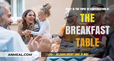 Morning Chatter: Uncovering the Breakfast Table's Favorite Conversation Topics