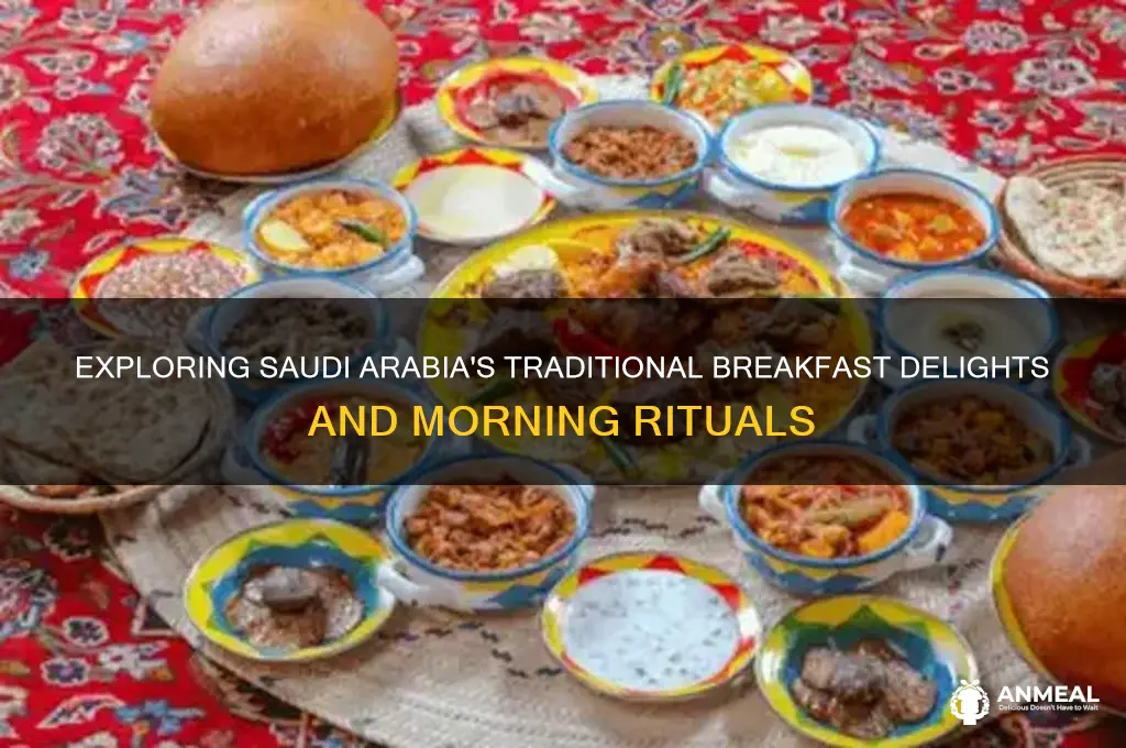what is the typical breakfast in saudi arabia