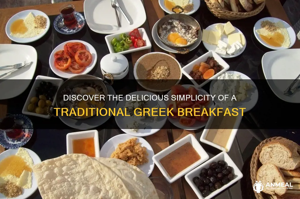 what is the typical greek breakfast