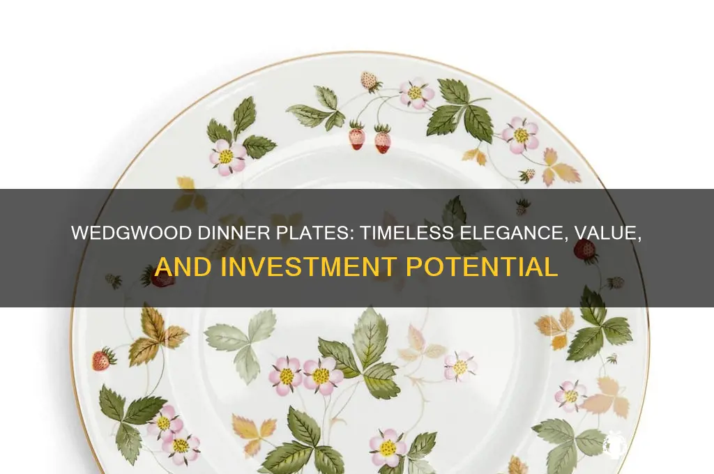 what is the value of wedgwood dinner plates