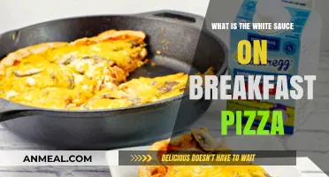 Breakfast Pizza: What's the White Sauce?