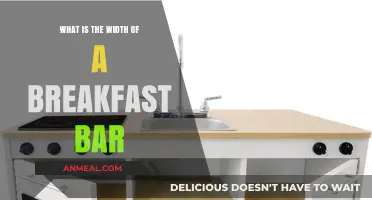 Perfect Breakfast Bar Width: Design Tips for Comfort and Functionality