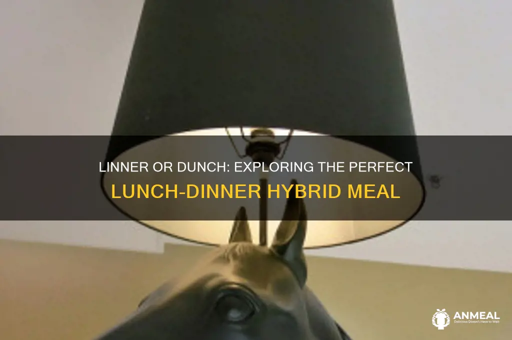 what is the word for lunch dinner similar to brunch