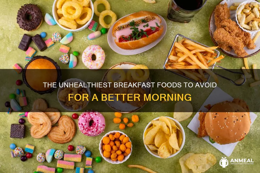 what is the worst breakfast food