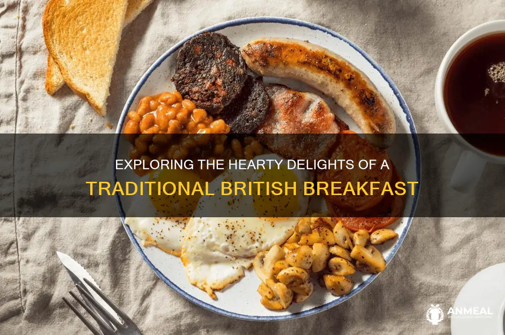 what is traditional british breakfast