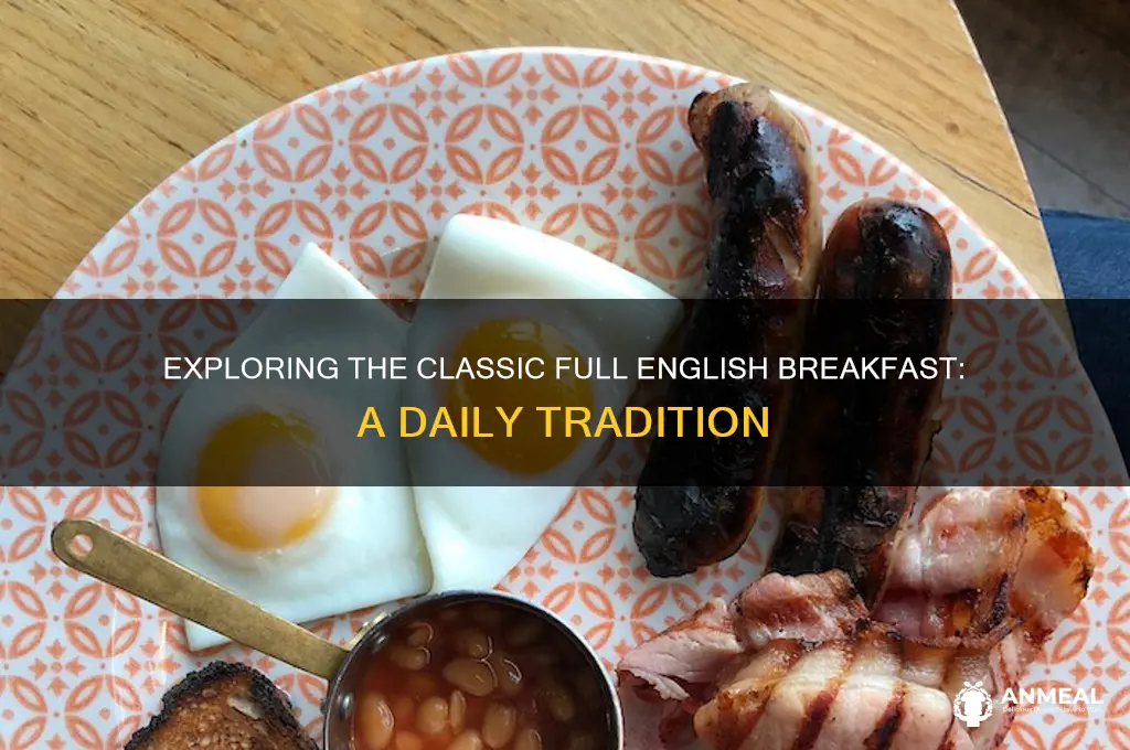 what is traditional everyday english breakfast